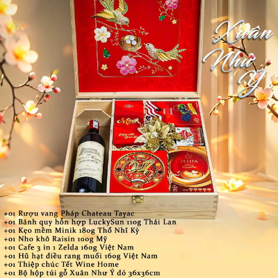 Hộp quà Xuân Như ý Đỏ