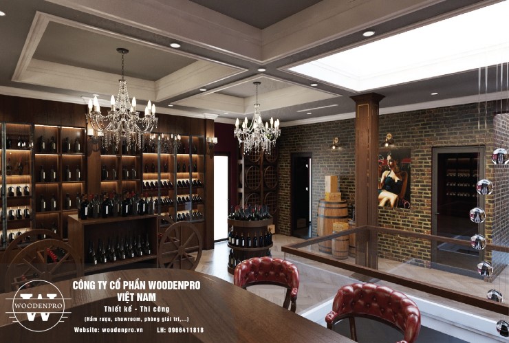 nhà hàng hầm rượu